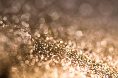 Bokeh Golden Christmas ışıkları arka plan