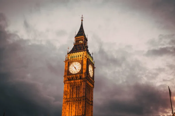 Nachts London Big Ben Und Westminster Palace — Stockfoto