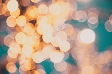 Altın bokeh tatil Noel arka plan