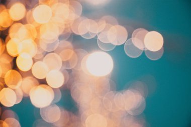 Altın bokeh tatil Noel arka plan