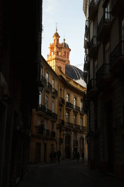 Valencia Spain December 2021 Historical Buildings Valencia Old Town — Stock Photo, Image