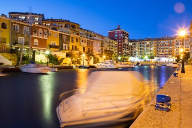 VALENCIA , SPAIN - DECEMBER 8, 2021: traditional buildings of Port Saplaya  the Little Venice near Valencia  Spain
