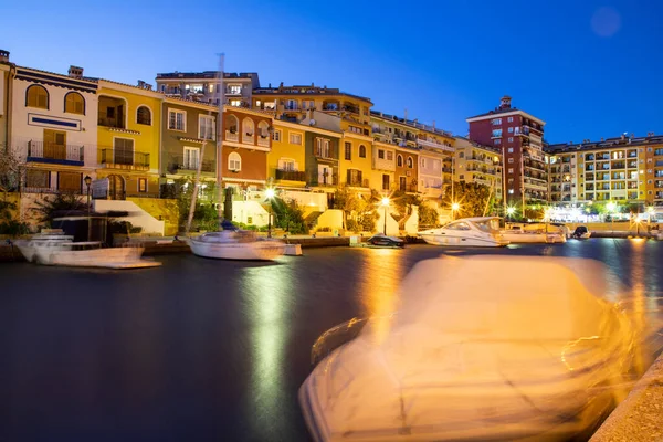 Valencia Spain December 2021 Traditional Buildings Port Saplaya Little Venice — Stok fotoğraf