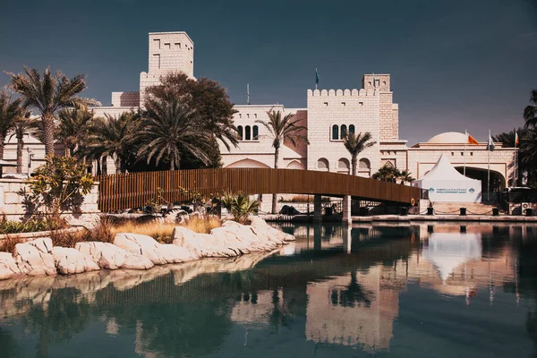 Dubai Birleşik Arap Emirlikleri Şubat 2018 Souk Madinat Jumeirah Görünümü — Stok fotoğraf