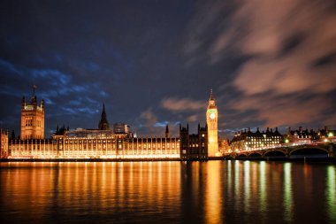 big Ben and Westmister Abbey  London  UK