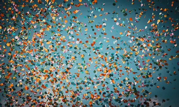 Background Confetti Air Celebration City — Stock fotografie