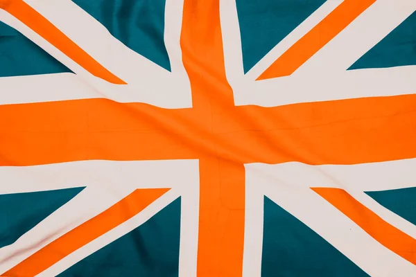 Nahaufnahme Auf Der Britischen Flagge — Stockfoto