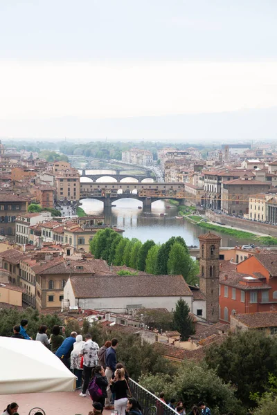 Blick Über Florenz Mit Der Kathedrale Santa Maria Del Fiore — Stockfoto