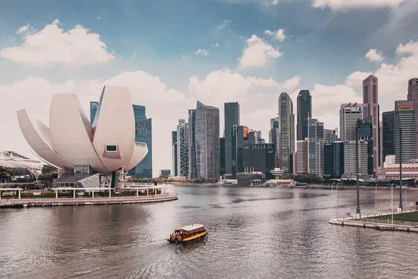 Singapore Singapore March 2019 Singapore Skyline 싱가포르의 사업장 — 스톡 사진