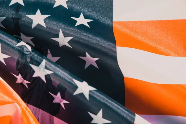 Americká Vlajka Usa Den Nezávislosti Července — Stock fotografie