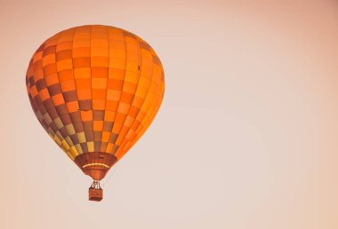 Sıcak hava balonları - özgürlük ve macera konsepti