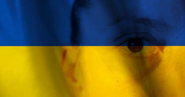 Моліться Україну Війни Миру — стокове фото