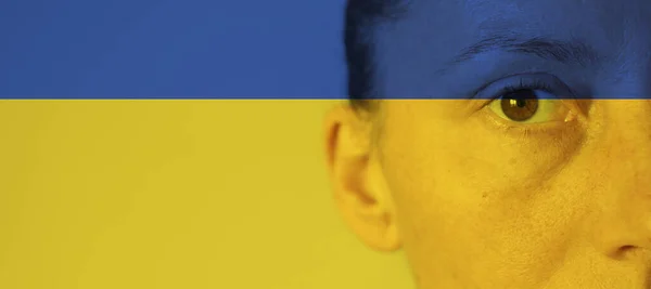 Orar Por Ucrania Hay Concepto Guerra Paz —  Fotos de Stock