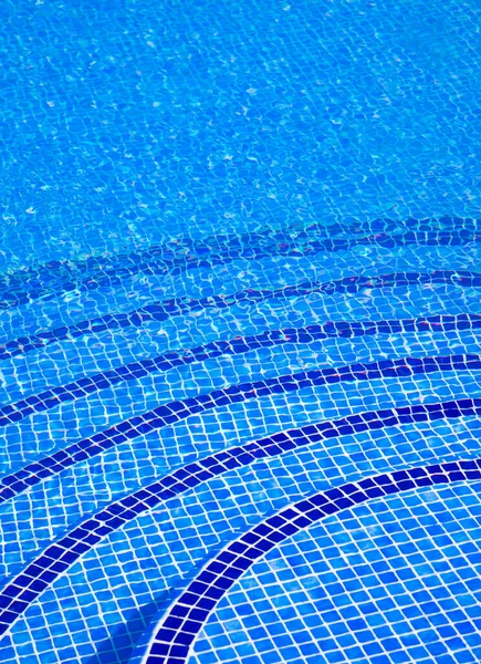 Vista Superior Água Abstrata Piscina — Fotografia de Stock