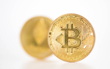 Kripto para birimi kavramı bitcoin ve ethereum