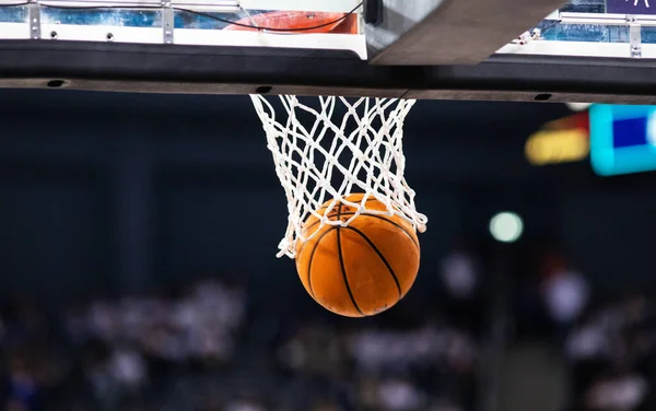 Pelota Juego Baloncesto Aro — Foto de Stock