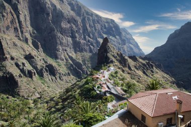 Masca dağ köyü Tenerife Kanarya adaları