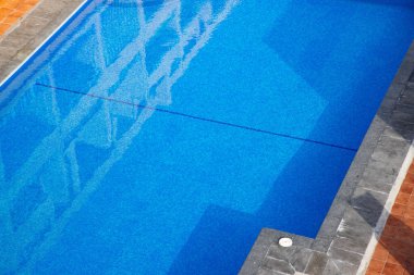 top view of rooftop swimming pool