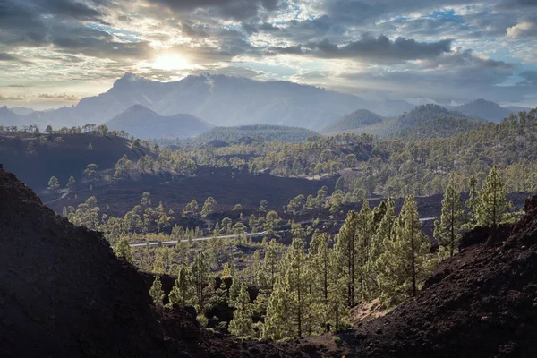 Paesaggio Incredibile Nel Parco Nazionale Teide — Foto Stock