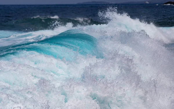 Grande Onda Azul Oceano — Fotografia de Stock