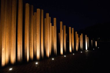 Hareket arkaplanının soyut arkaplanı geceleri bulanık