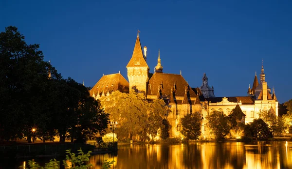 Famous Vajdahunyad Castle Budapest Hungary — Stock Photo, Image