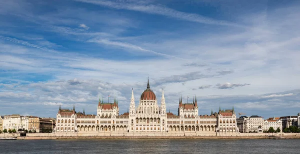 Budapest City Skyline Hungalian Parliament Danube River Budapest Hungary — Stock Fotó