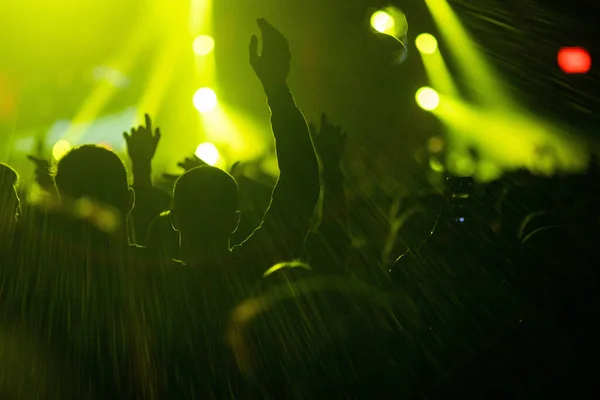 Crowd Concert Summer Music Festival — Stock Photo, Image