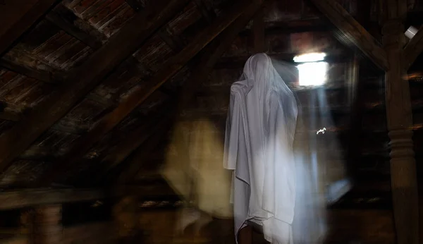 Blurred Image Ghost Attic Haunted House Halloween — Fotografia de Stock