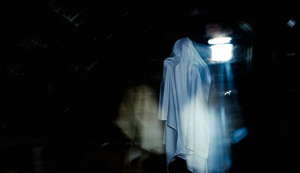 Blurred Image Ghost Attic Haunted House Halloween — Stock Photo, Image