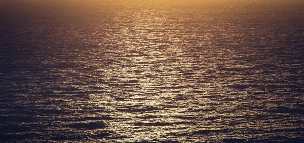 Pôr Sol Incrível Sobre Mar — Fotografia de Stock
