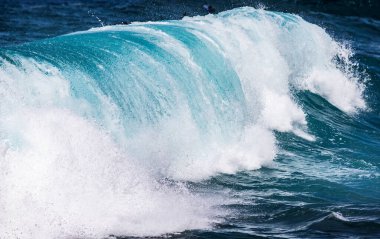 okyanus büyük mavi dalga