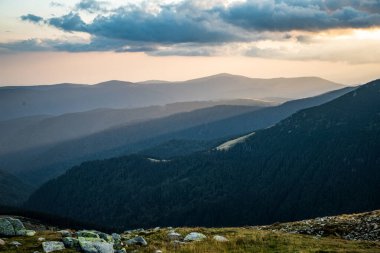amazing landscape in Parang mountains Transalpina