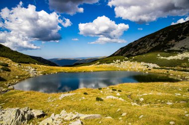 amazing landscape in Parang mountains Transalpina
