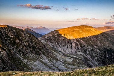 amazing landscape in Parang mountains Transalpina