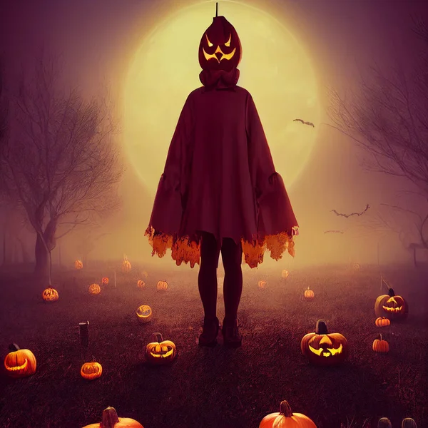 Koponya Maszk Halloween Háttér — Stock Fotó