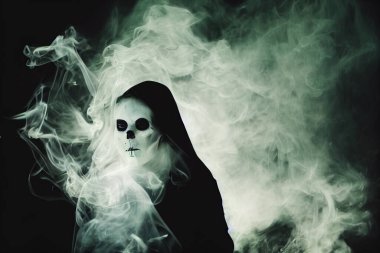 Korkunç iskelet canavarı Cadılar Bayramı geçmişi