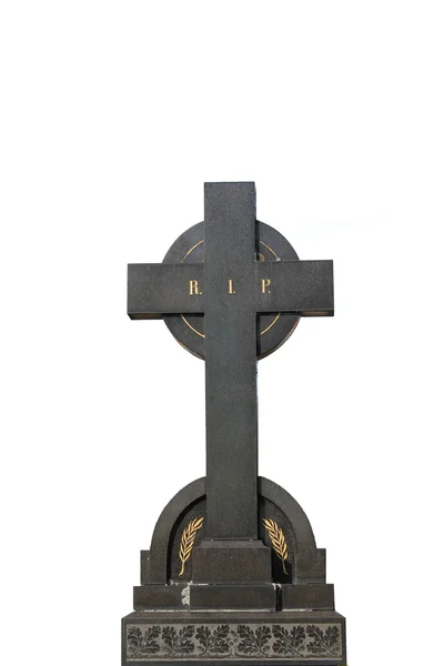 A cross for the final resting place — Stock Photo, Image