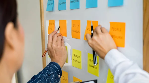 Start Partners Discussing Ideas New Strategy Development — Stock Photo, Image