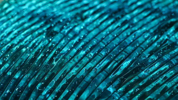Крупним Планом Вид Синього Текстурованого Гідрогелевого Фону — стокове фото