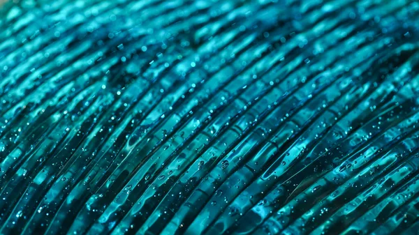 Vue rapprochée du fond hydrogel texturé bleu — Photo de stock