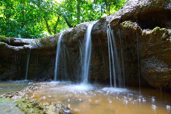 The small waterfall and rocks in Than Bok Khorani National Park,