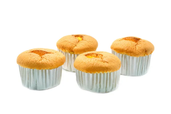 Cupcake op witte achtergrond. — Stockfoto
