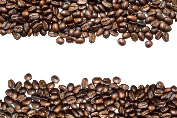 Coffee beans on the white background. — Stock Photo, Image
