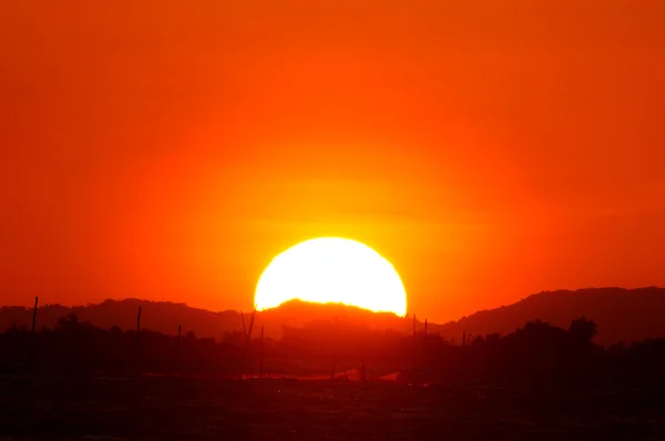 Coucher de soleil magnifique — Photo