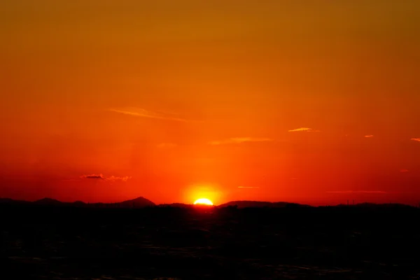 Belo pôr do sol — Fotografia de Stock