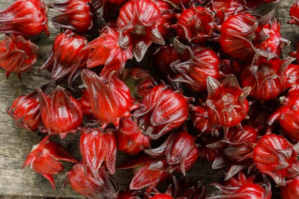 Hibiscus sabdariffa or roselle fruits — Stock Photo, Image