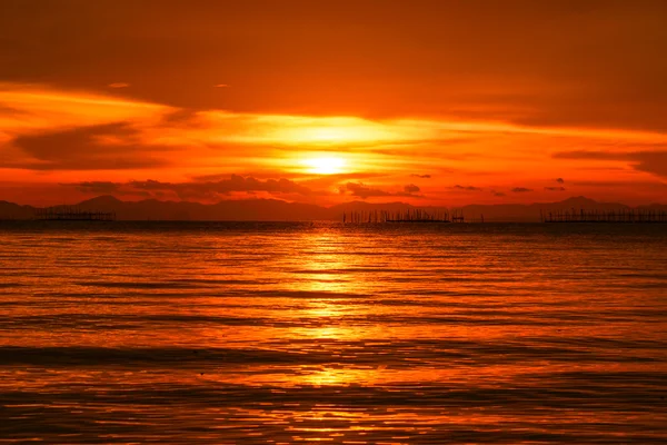 Cielo del atardecer — Foto de Stock