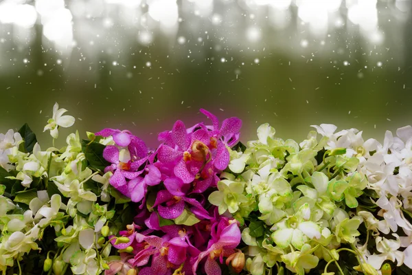 Composizione floreale alla cerimonia nuziale — Foto Stock