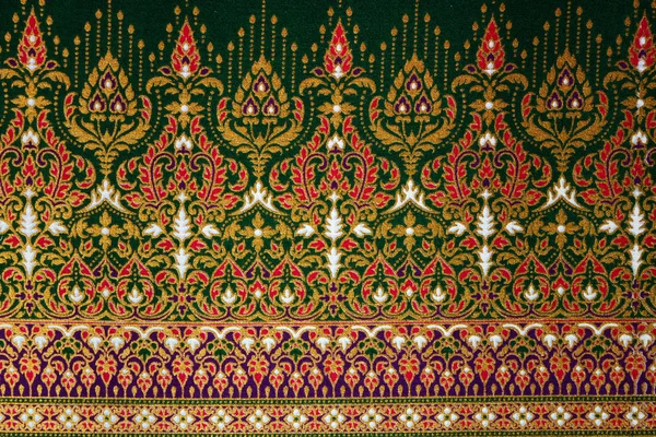 Patterned fabric woven culture of Thailand. — Stock Photo, Image